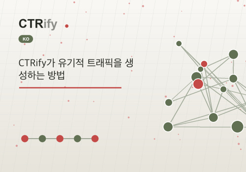 CTRify가 유기적 트래픽을 생성하는 방법