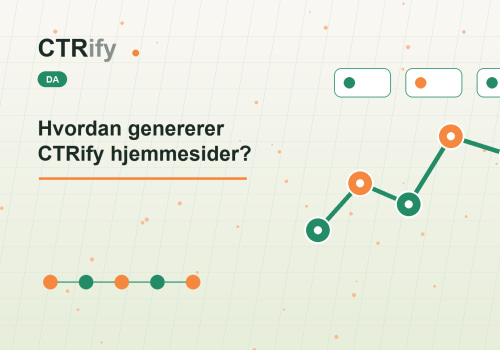 Hvordan genererer CTRify hjemmesider?