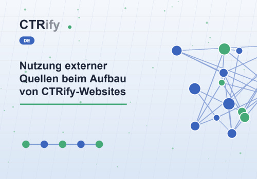 Nutzung externer Quellen beim Aufbau von CTRify-Websites