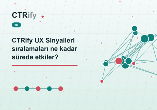 CTRify UX Sinyalleri sıralamaları ne kadar sürede etkiler?