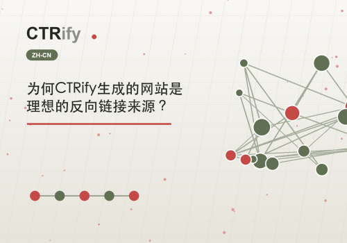 为何CTRify生成的网站是理想的反向链接来源?