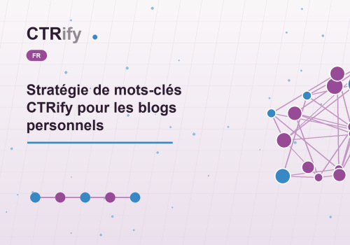 Stratégie de mots-clés CTRify pour les blogs personnels