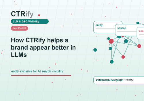 Come CTRify aiuta un brand ad apparire meglio nei LLM