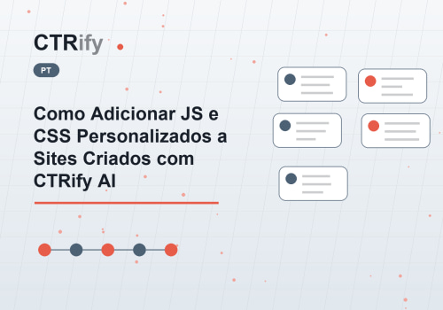Como Adicionar JS e CSS Personalizados a Sites Criados com CTRify AI