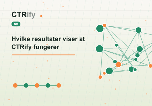 Hvilke resultater viser at CTRify fungerer