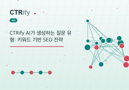 CTRify AI가 생성하는 질문 유형: 키워드 기반 SEO 전략