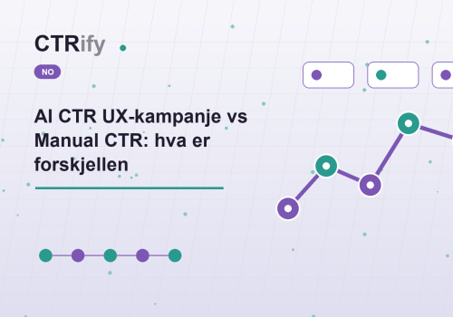 AI CTR UX-kampanje vs Manual CTR: hva er forskjellen