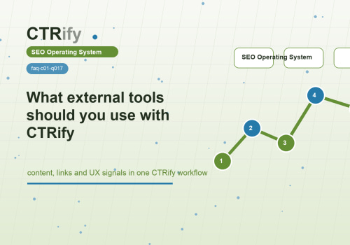 Welche externen Tools sollte man mit CTRify nutzen