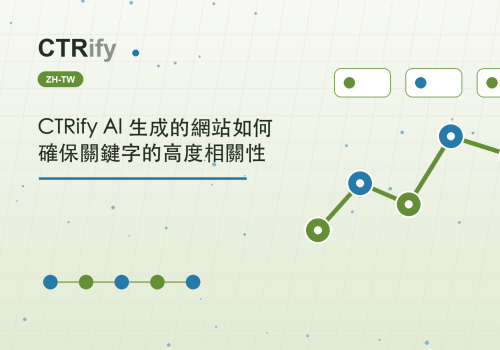 CTRify AI 生成的網站如何確保關鍵字的高度相關性