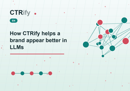 How CTRify helps a brand appear better in LLMs