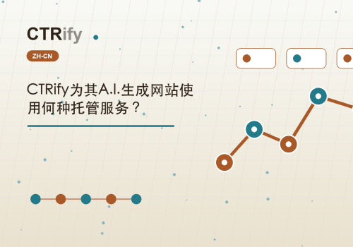 CTRify为其A.I.生成网站使用何种托管服务？