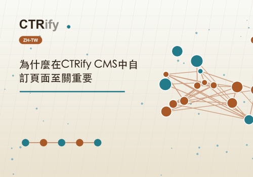 為什麼在CTRify CMS中自訂頁面至關重要