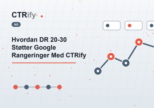 Hvordan DR 20-30 Støtter Google Rangeringer Med CTRify