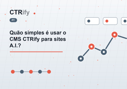Quão simples é usar o CMS CTRify para sites A.I.?