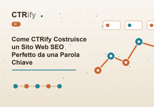 Come CTRify Costruisce un Sito Web SEO Perfetto da una Parola Chiave
