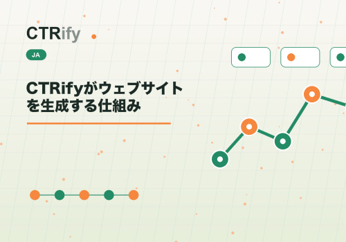 CTRifyがウェブサイトを生成する仕組み