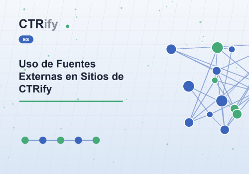 Uso de Fuentes Externas en Sitios de CTRify