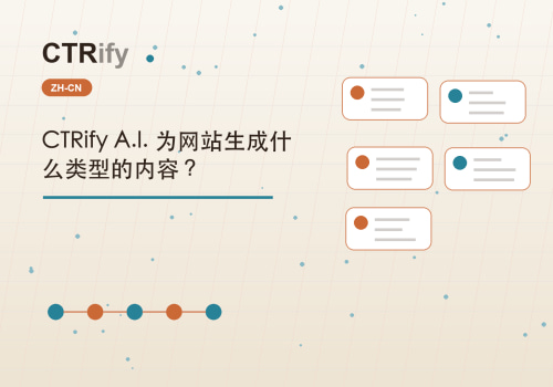 CTRify A.I. 为网站生成什么类型的内容？