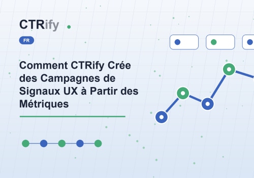 Comment CTRify Crée des Campagnes de Signaux UX à Partir des Métriques