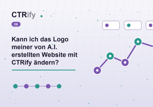 Kann ich das Logo meiner von A.I. erstellten Website mit CTRify ändern?