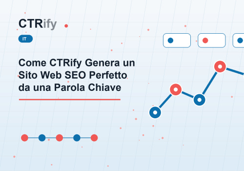 Come CTRify Genera un Sito Web SEO Perfetto da una Parola Chiave