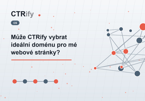 Může CTRify vybrat ideální doménu pro mé webové stránky?