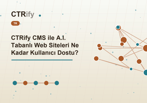 CTRify CMS ile A.I. Tabanlı Web Siteleri Ne Kadar Kullanıcı Dostu?