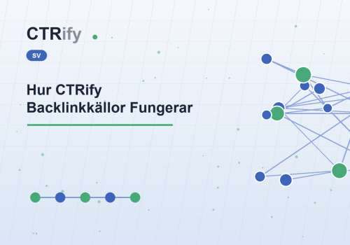 Hur CTRify Backlinkkällor Fungerar
