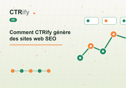 Comment CTRify génère des sites web SEO