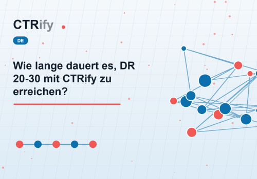 Wie lange dauert es, DR 20-30 mit CTRify zu erreichen?