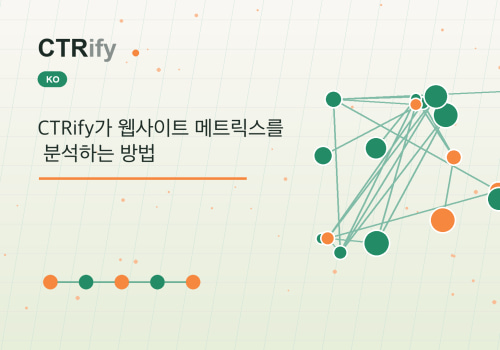 CTRify가 웹사이트 메트릭스를 분석하는 방법