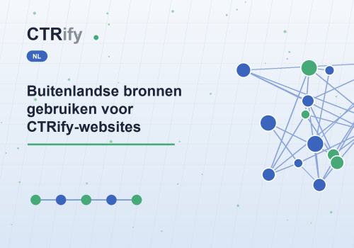 Buitenlandse bronnen gebruiken voor CTRify-websites
