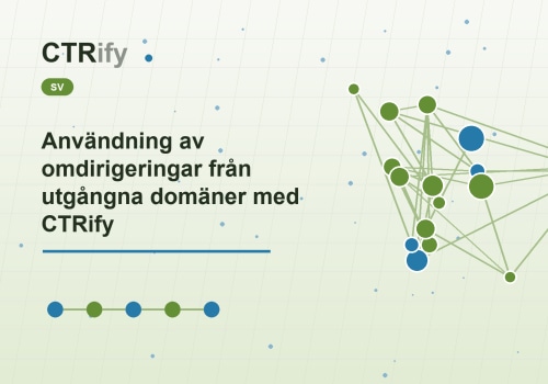 Användning av omdirigeringar från utgångna domäner med CTRify