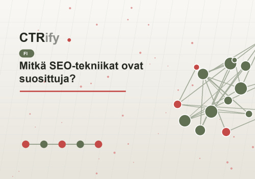Mitkä SEO-tekniikat ovat suosittuja?